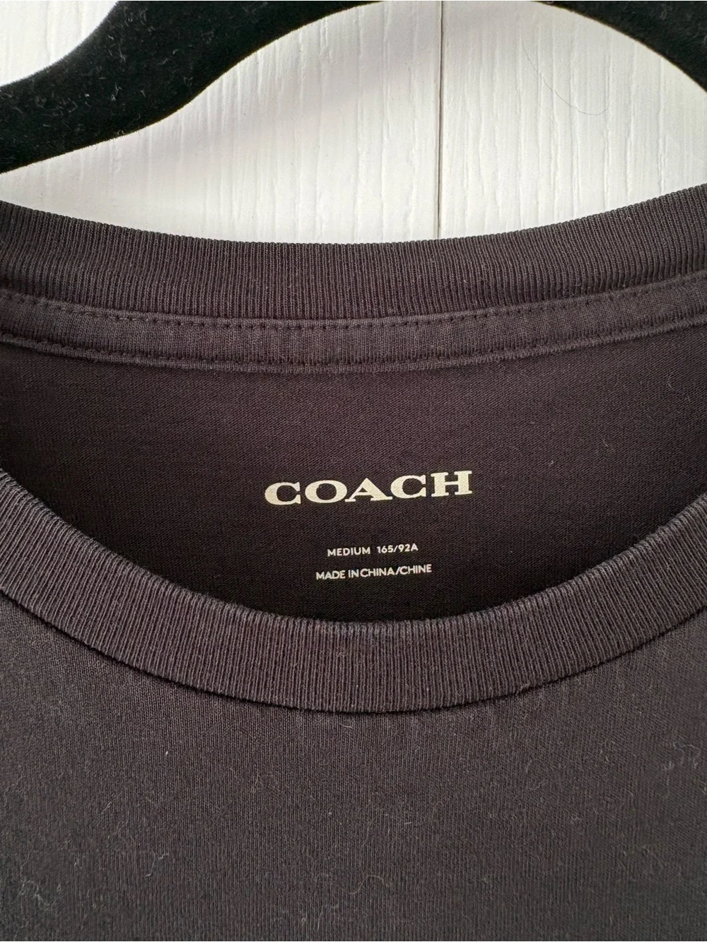 Coach black floral